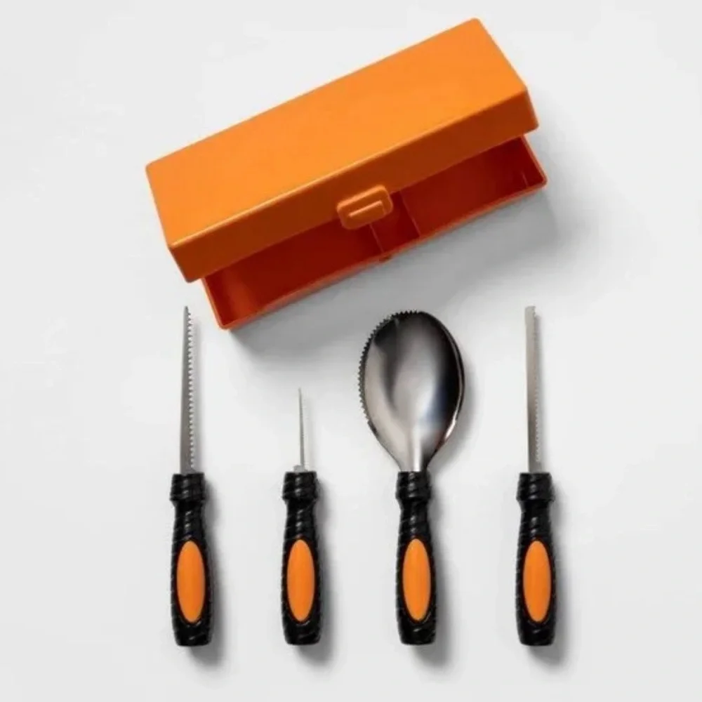 Hyde and Eek Halloween Pumpkin Deluxe Carving Tools- 4 Tools NWT